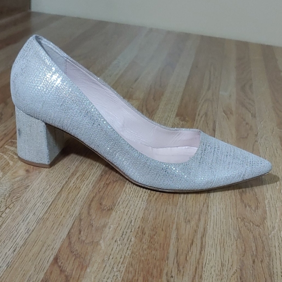 kate spade Madelyne Gold Shimmer Heels 5.5 - Picture 6 of 12